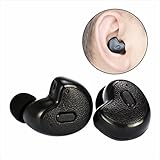 Avantree 6hrs Two Pack MINI Bluetooth 4.1 Earbuds (Use ONE at a time), Small Wireless Earpiece for Motorcyble GPS, Podcasts & AudioBooks, Invisible & Snugly Fit in ear Earphones Headset