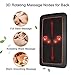 Keeptop Shiatsu Back Massager with Heat, 3D Deep Kneading Massage Pillow Cushion for Chair, Adjustable Spot Massaging, Upper Lower Or Full Back Muscle Pain Relief and Relax - Home Office, and Car Use