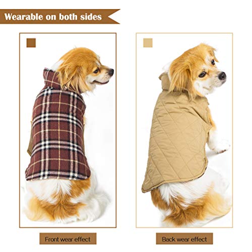 Winter Dog Jacket for Cold Weather, Warm Dog Coats Waterproof Windproof