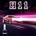 Snorda H11 (H8 H9) LED Headlight Bulbs Conversion Kit -6500K Cool White Headlamps Waterproof IP68 CSP Chip 8000LM/Set (4000LM/each bulb) L/25W,H/25W (H11)