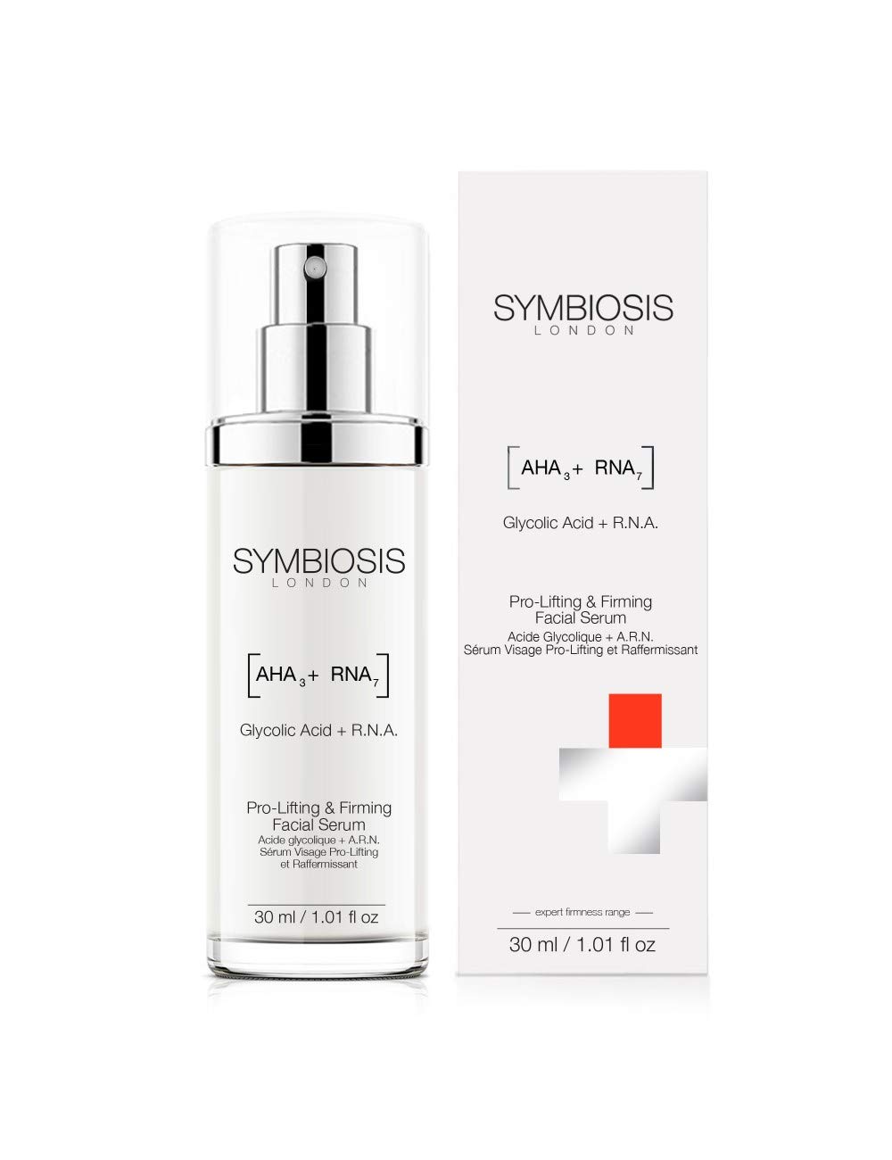 SYMBIOSIS LONDON (R.N.A. + Glycolic acid) Pro-Lifting & Firming Facial Serum, 30 ml White, Onesize