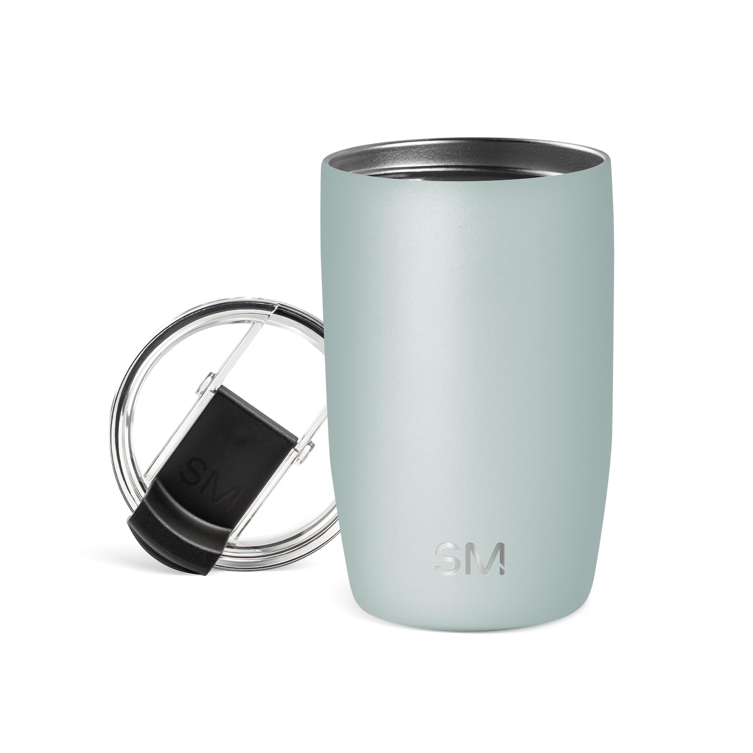 Simple Modern Travel Coffee Mug Tumbler with Flip Lid | Insulated Stainless Steel Iced Coffee Cup | Gifts for Women & Men | Voyager Collection | 350ml | Sea Glass Sage