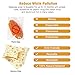 Reusable Beeswax Food Storage Wraps - SYNERKY 4 Pack Eco-friendly Wax Sandwich Snacks Wrap and Bowl Cover Sustainable FDA Certified Plastic-Free Cloth Bee Wrappers Wrapping Paper for Kitchen Storage