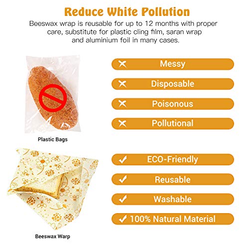 4 Reusable+Beeswax+Food+Storage+Wraps