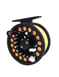 Dr.Fish Fly Fishing Rod Carrete de caña Conjunto de conjunto de inicio de paquete de inicio precortado preempaquetado de 9 pies 5   6wt 19 en 1 con moscas de respaldo Fly Box Taper Leader