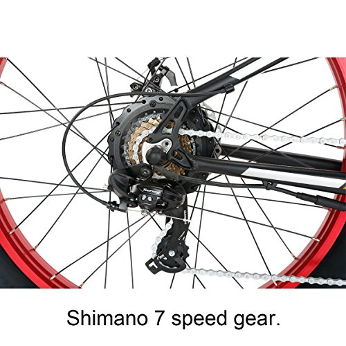 ONWAY 26" 750w Fat Tire All Terrain Using Electric Bicycle, Best Suit for Snow & Beach with Pedal Assist and Throttle