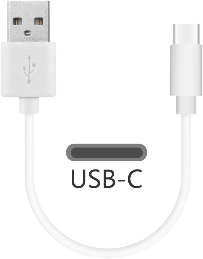 GEEKRIA USB Earbuds Short Charger Cable Compatible with Skullcandy, Soundcore, Sennheiser, SAMSUNG, HUAWEI, ATH, Shokz