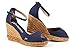 Viscata Aiguafreda Espadrille Canvas Wedges Spain Handmade 3 ½” Heel Women's Open Toe Sandals with Breathable Organic Cotton Canvas and 100% Natural Jute Midsole for all Occasions: Casual, Work, Party