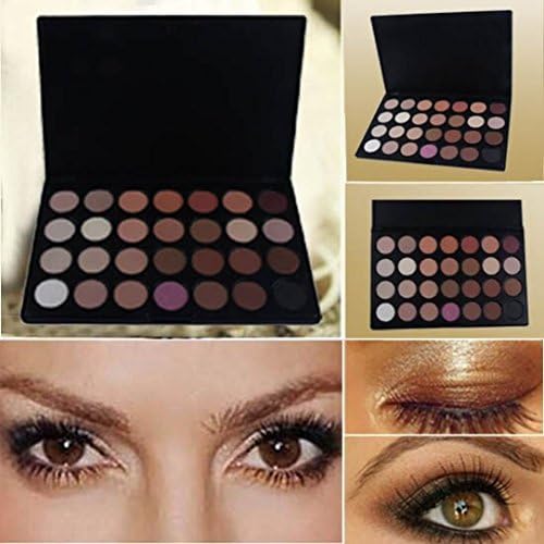 Eye Shadow Power,Sefter Pro 28 Color Neutral Warm Eyeshadow Palette Light Eye Makeup Cosmetics (Multicolor)