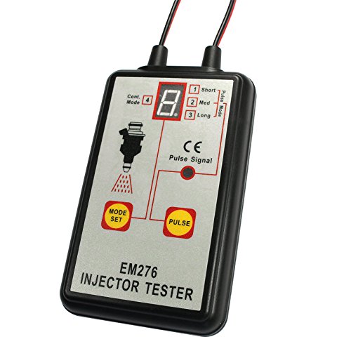 ALLOSUN EM276SET Fuel Injector Tester & Adapter DIY Cleaning Tool Kit