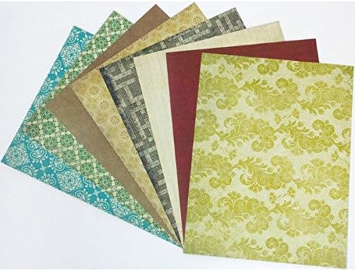 Double-Sided Patterns 48 Sheet Printed Cardstock Pad - 8.5 in x 11 in