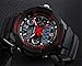 Misskt 30m Water-proof Boys Girls Sport Digital Led Watch with Alarm Stopwatch Children Watch Red