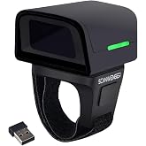 ScanAvenger 1D 2D QR Ring Bluetooth Barcode Scanner &ndash; Wearable Mini Wireless Finger Reader, USB &amp; 2.4GHz, Compatible with iOS, Android, Windows, for Warehouse, Store &amp; Inventory Use