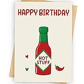 FeliBebe Funny Birthday Card for Boyfriend, Men, Husband, Women,Girlfriend, Happy Birthday Gifts Idea Decorations for Wife Fiance Him or Her Bestie