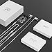 Saimly Earbuds, In-Ear Metal Earphones, Stereo Bass Headphones with Mic