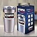 Utopia Stainless Steel Tumbler 20 oz - Double Wall Insulated Tumbler BPA Free With Splash Proof Lid - Premium Quality Large Coffee Mug/Travel Mug for Hot & Cold Drinks