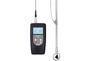 HOJILA Digital Water Flowmeter Water Flow Rate Meter FM-100V5 for Open Channels Flow Velocities Measurement, Range 0.01-5.00 m/s…
