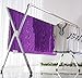 Decor Hut Laundry Drying Rack Chrome Foldable Indoor and Outdoor Use Folds Flat Easy Storage