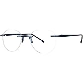 Scojo New York Gels Round Reading Glasses, Handmade Scratch Resistant Readers for Women and Men