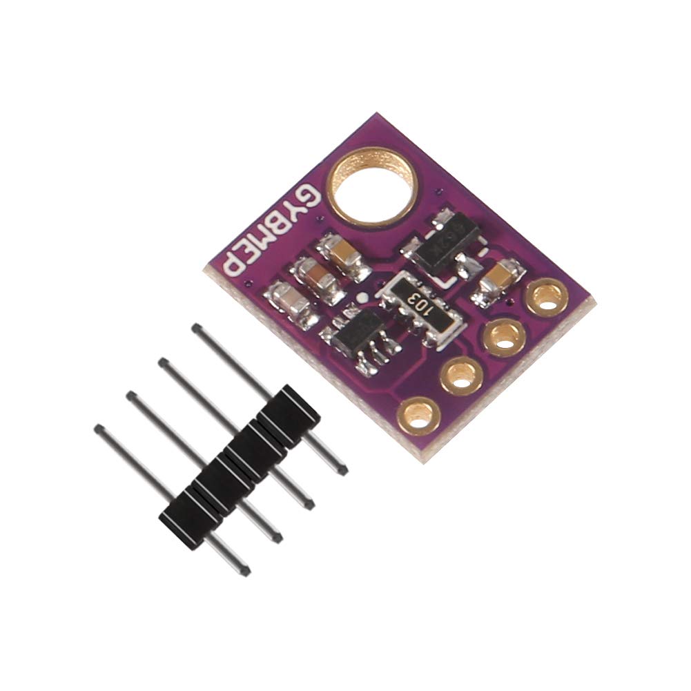 AITRIP 1pcs BME280 Compatible with BMP280 Digital 5V Temperature Humidity Sensor Atmospheric Barometric Pressure Board IIC I2C Breakout for Arduino