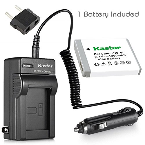 Kastar Battery+Charger for Canon PowerShot D10 S90 SD1200 IS SD1300 IS SD3500 IS SD770 IS SD980 IS