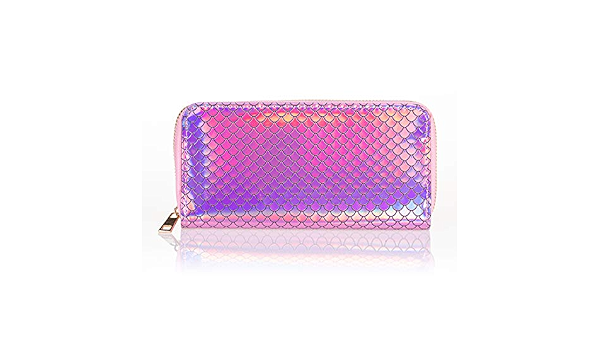 Amazon.com: Beya - Cartera de piel para mujer, diseño de sirena, doble  plegable, para mujeres y niñas, M : Ropa, Zapatos y Joyería