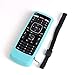 SIKAI Remote Case for Vizio XRT112 / XRV4TV Smart TV Remote Skin-Friendly Silicone Cover for Vizio XRT112 / XRV4TV Remote Control Shockproof Anti-Lost with Remote Loop (Glow in Dark Blue)