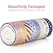 LittleCraftCo Exclusive Premium Washi Tape - 8 Rolls. Create Unique Decorative Crafts + Beautify Bullet Journals or Planners Easily! Gorgeous and Patterns For Kids & Scrapbooking!