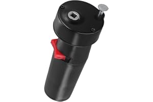 YAKUHY Battery Operated BBQ Rotisserie Motor Kit with 6x6mm Square Skewer, Heat Resistant Electric Grill Roast Mechanism for 