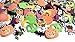 120 Piece Halloween Monster Foam Shape Stickers- Werewolves, Vampires, Pumpkins, Bats, and More!