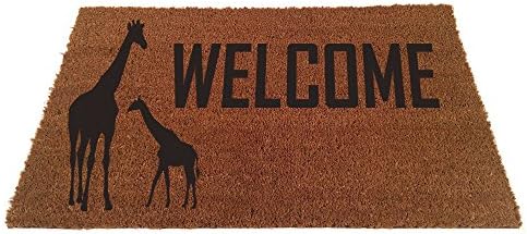 Giraffe Welcome Door Mat (18"x30")