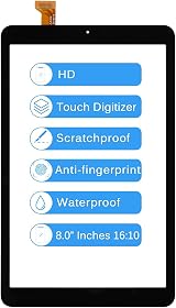 LADYSON Black Touch Screen Digitizer Glass for Samsung Galaxy Tab A 8.0 T387 view 3