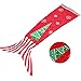 NOPTEG Kid Mermaid Knitted Blanket Living Room Sleeping Bag Christmas gifts for Camping,Sleeping,Reading,Car Trip 57 inch x 16.5 inch (Design 2, Red)