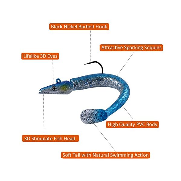 Goture-Lead-Head-Jigs-Soft-Fishing-Lures-with-Hook-Sinking-Swimbaits-for-Saltwater-and-Freshwater-Pack-of-5