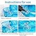 Baby Swimming Ring Floats with Safety Seat Double Baby Airbags Floating PVC Inflatable Baby Swim Float Seat Swimming Ring Pool Floats for Toddlers of 6-18 Months