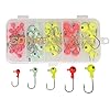 SHELURE-Fishing-Hooks-Saltwater-Set-Kit-With-Fishing-Tackle-Box-Fish-Jig-Heads