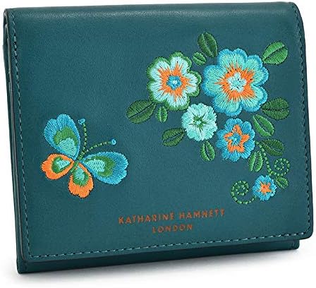 Amazon キャサリンハムネット 財布 二つ折り財布 Katharine Hamnett London ターコイズ Khp481 37 レディース 婦人 Katharine Hamnett キャサリン ハムネット 財布