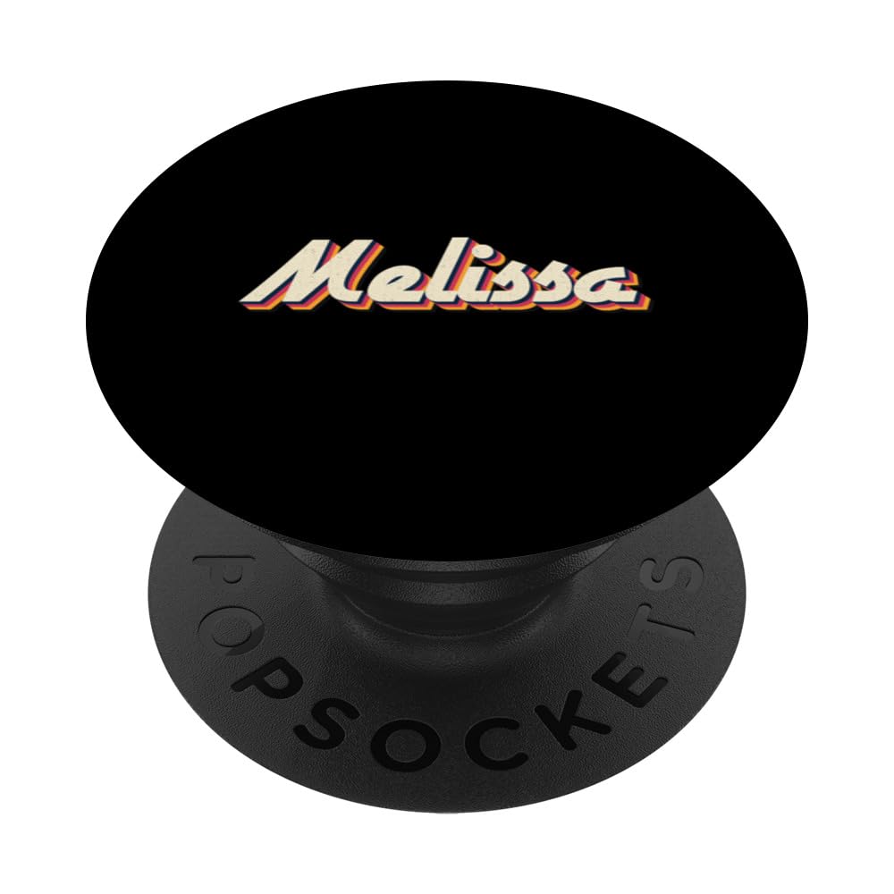 Melissa Gifts Idea Retro First Name Vintage Melissa PopSockets Swappable PopGrip