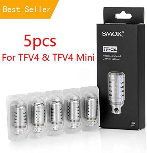 5pcs ŠMOK Original ŤḞ-Q4 0.15 CòÎLs For ŤFṼ4 + ŤFṼ4 mini TAṄK