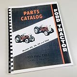 1939 1950 1951 1952 1953 FORD TRACTOR Parts Book List