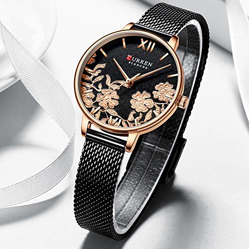 Reloj de Pulsera para Mujer con Correa de Acero Inoxidable y Cuarzo - Imagen 5