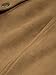Persun Women's Brown Faux Suedettte Button Front Plain A-line Mini Skirt ,Brown ,Medium