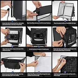 NEEWER Upgraded Softbox Diffuser for NL660 RGB660
