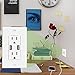 Sunco Lighting 10 PACK - UL Listed- High Speed USB Port Charger and Duplex Receptacle 15-Amp, 3.1A Charging Capability, Tamper Resistant Outlet- Wall-plate Included