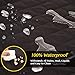Knodel Dog Seat Cover, 100% Waterproof Car Seat Cover for Pets, Pet Seat Cover Dog Hammock, 600D Heavy Duty Scratch Proof Pet Back Seat Covers, Zippered Side Flaps for Cars, Trucks and SUVs (Black)