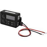 Multifunctional Power Box with 2 PD Ports &amp; 10 Outlets, 12V/24V DC Power Distribution Panel for RV, Marine, Boat, Car, Truck, LED Display Overload Protection Wall-mounted Mini Power Box, 6.6*2.2*4.7in