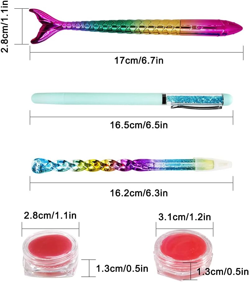 AIFUDA 16 Pcs Diamond Art Tool Kit - Mermaid Spiral Diamond Art Pen Kit - Includes Pen Drills, Glue Clay, Rosa - Image 4
