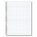 Graph Personalized Reusable Dry-Erase Spiral Notebook, 12 Sheets/24 Pages, durable laminated cover and interior pages, and wire-o spiral, 8.5x11, Made in the USA