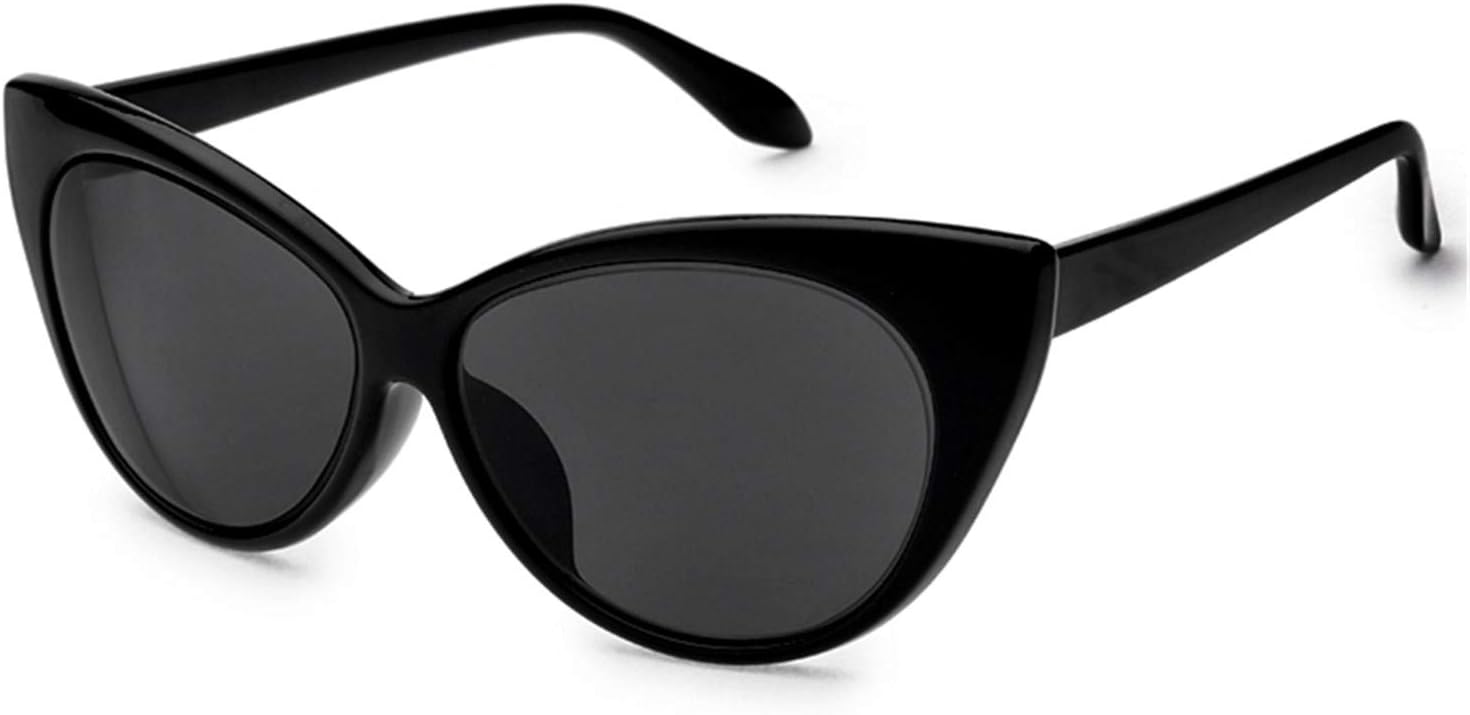 Fuisetaea Outdoor Cat Eye Distance Polarized Myopia Sunglasses Womens Driving Polarized Gray Nearsighted Glasses
