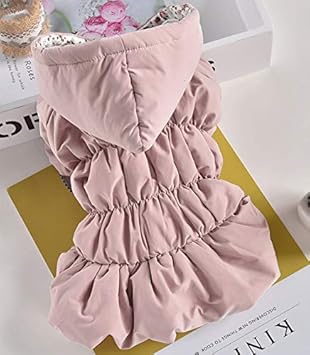 Amazon 犬の服 裏地起毛であたたかい ワンピース 前開き 中綿防寒冬物 可愛い ペット犬服 加絨 厚い ドッグウェア ワンちゃん服 寒い冬もお散歩大好き ピンク Xxl 晴天雑貨屋 ドレス ワンピース 通販